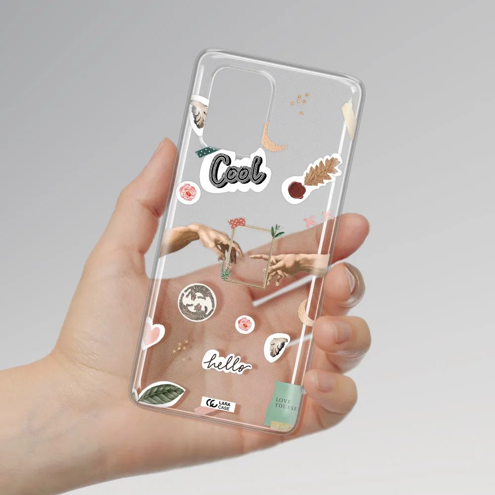 Creation Of Adam Samsung A91 Clear TPU Case
