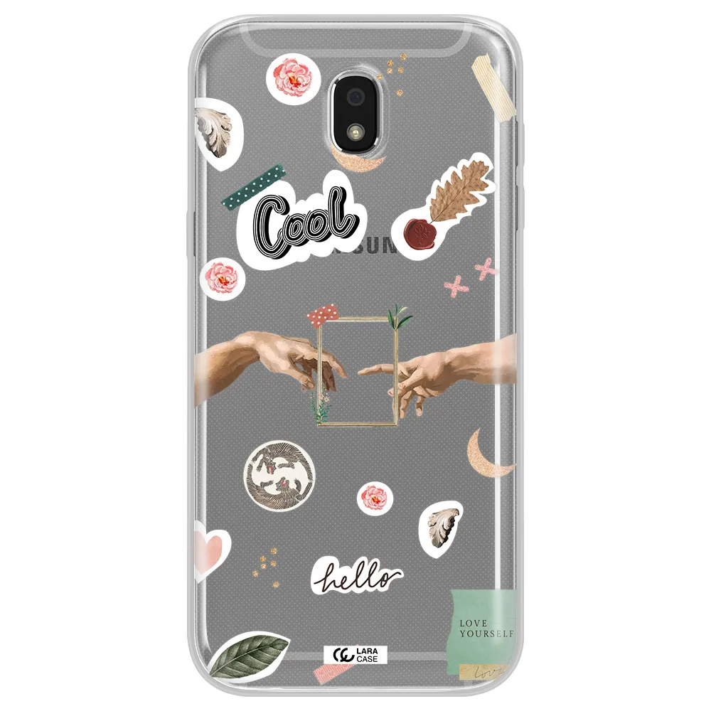 Creation Of Adam Samsung J5 2017 Clear TPU Case
