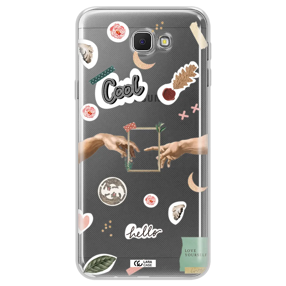 Creation Of Adam Samsung J5 Prime Clear TPU Case