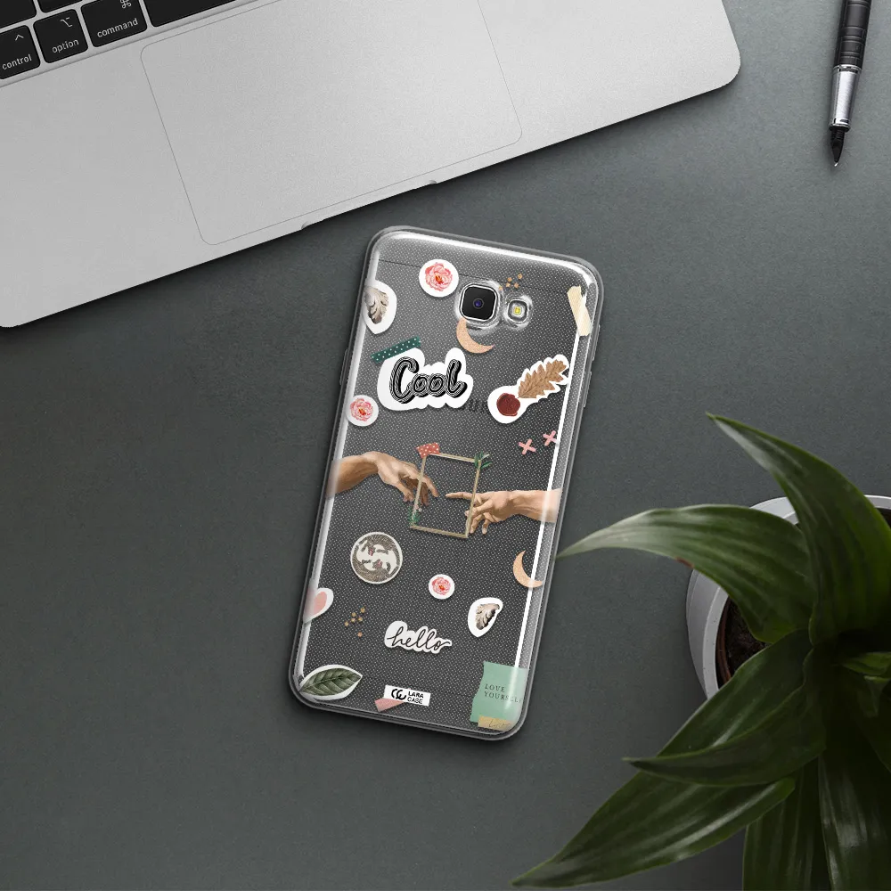 Creation Of Adam Samsung J5 Prime Clear TPU Case