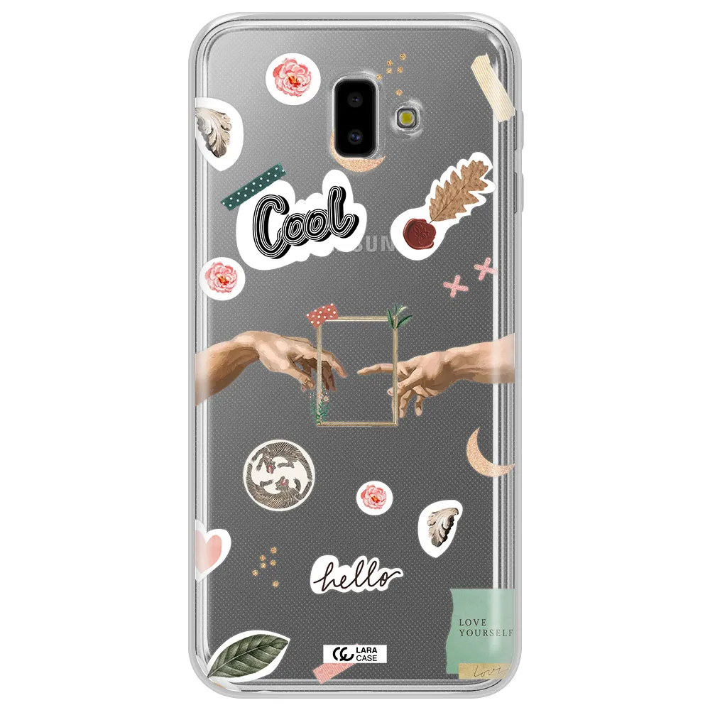 Creation Of Adam Samsung J6 Plus Clear TPU Case