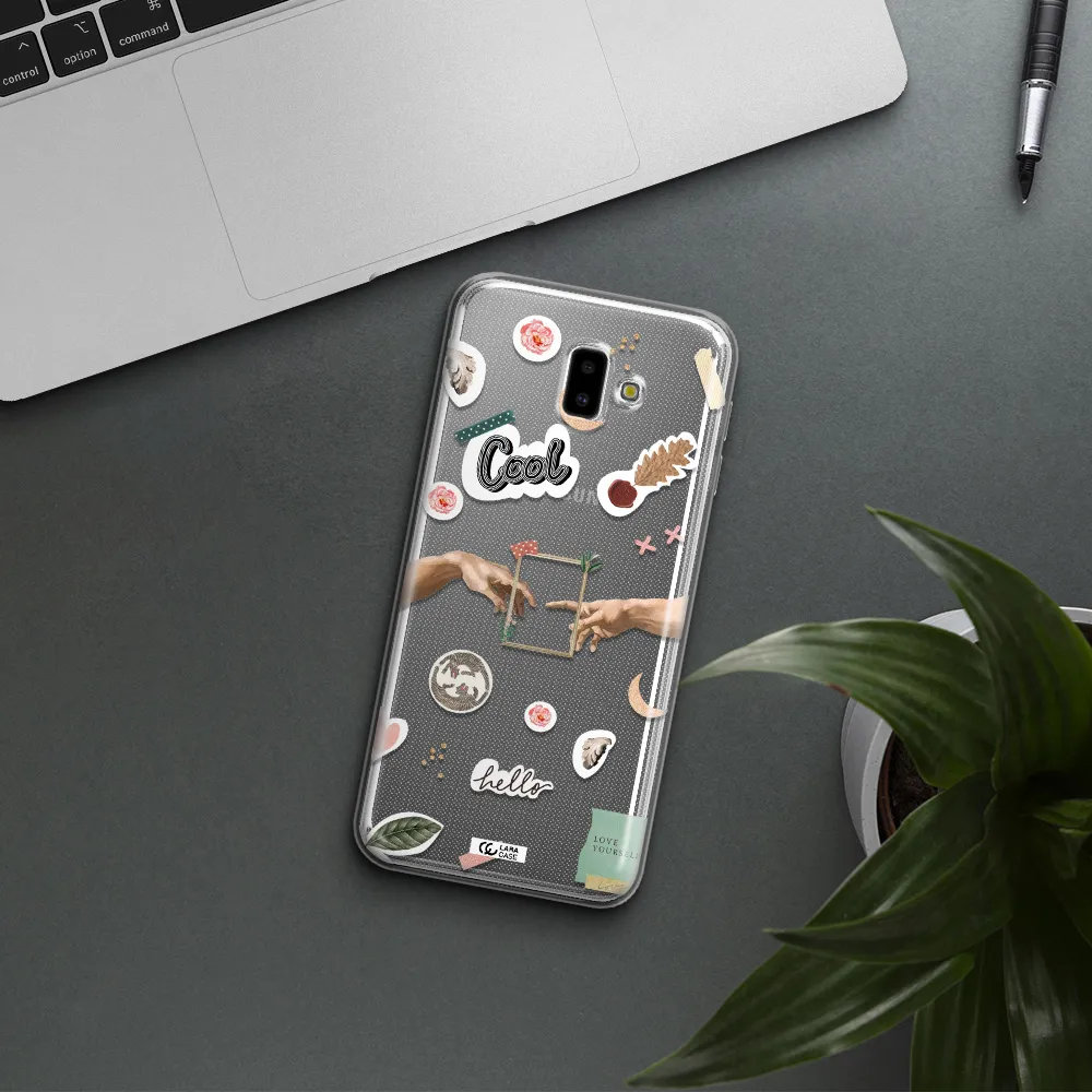Creation Of Adam Samsung J6 Plus Clear TPU Case