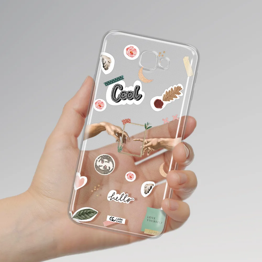 Creation Of Adam Samsung J7 Prim Clear TPU Case