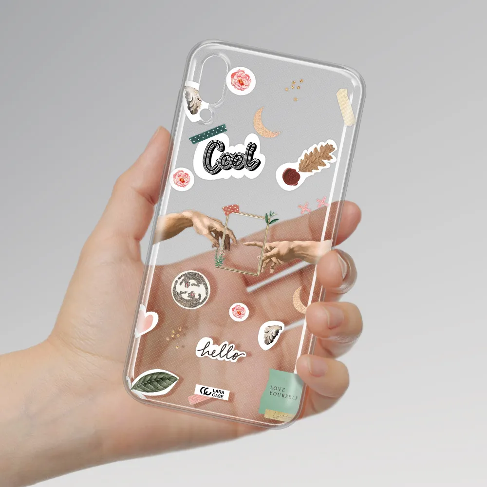 Creation Of Adam Samsung M10 Clear TPU Case