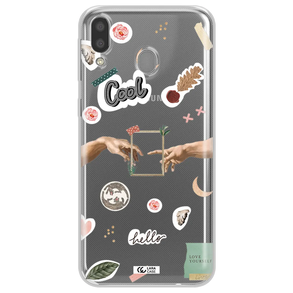 Creation Of Adam Samsung M20 Clear TPU Case