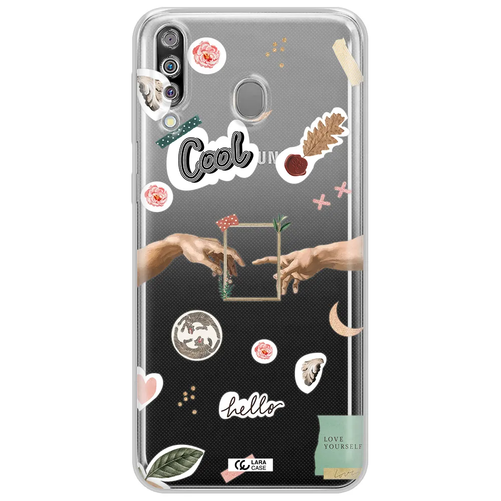 Creation Of Adam Samsung M30 Clear TPU Case