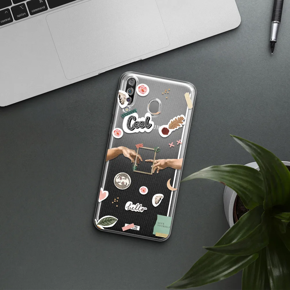 Creation Of Adam Samsung M30 Clear TPU Case