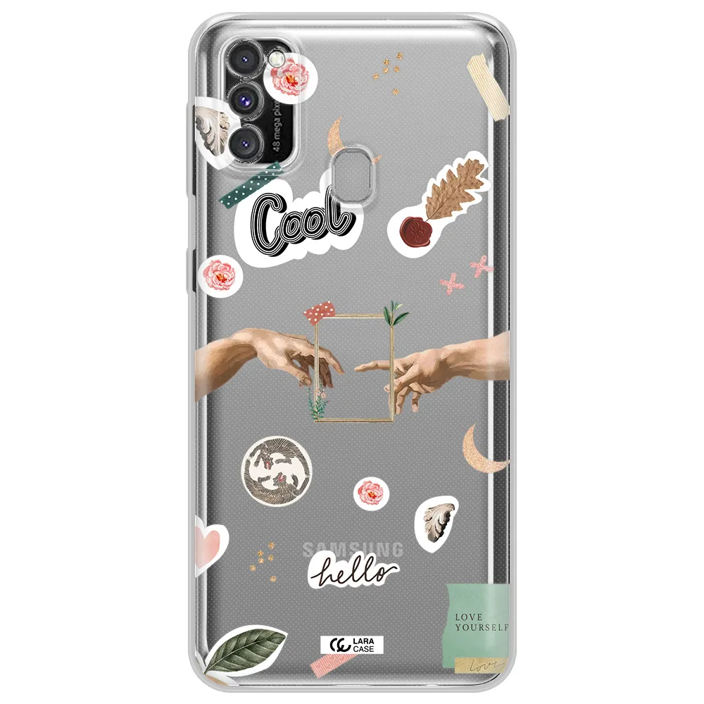 Creation Of Adam Samsung M30S Clear TPU Case
