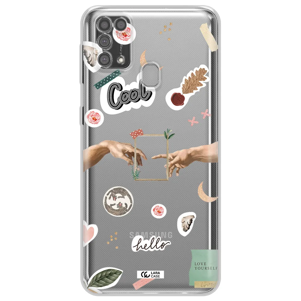 Creation Of Adam Samsung M31 Clear TPU Case