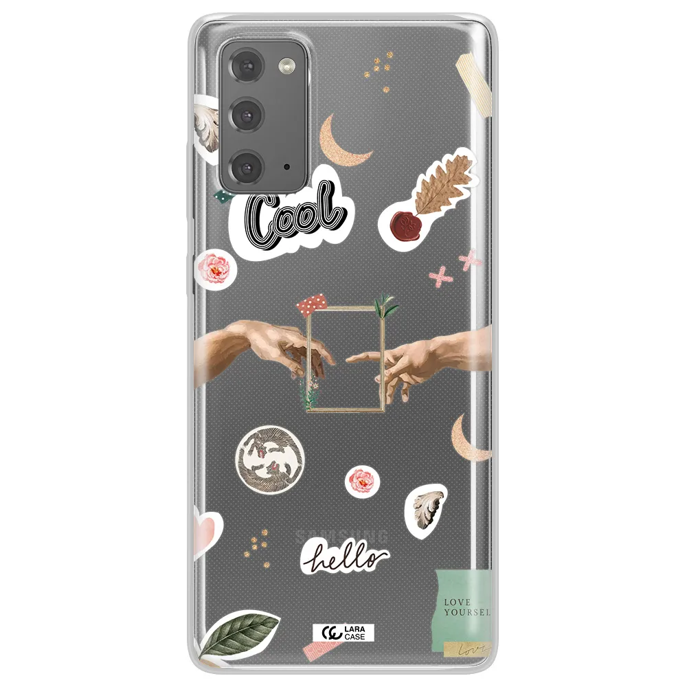 Creation Of Adam Samsung Note 20 Clear TPU Case