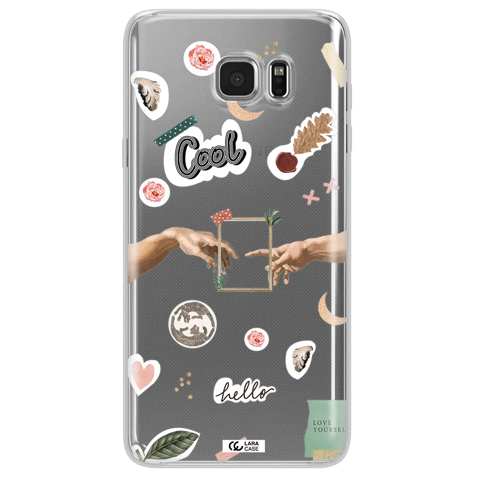 Creation Of Adam Samsung Note 5 Clear TPU Case