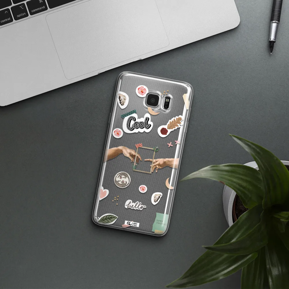 Creation Of Adam Samsung Note 5 Clear TPU Case