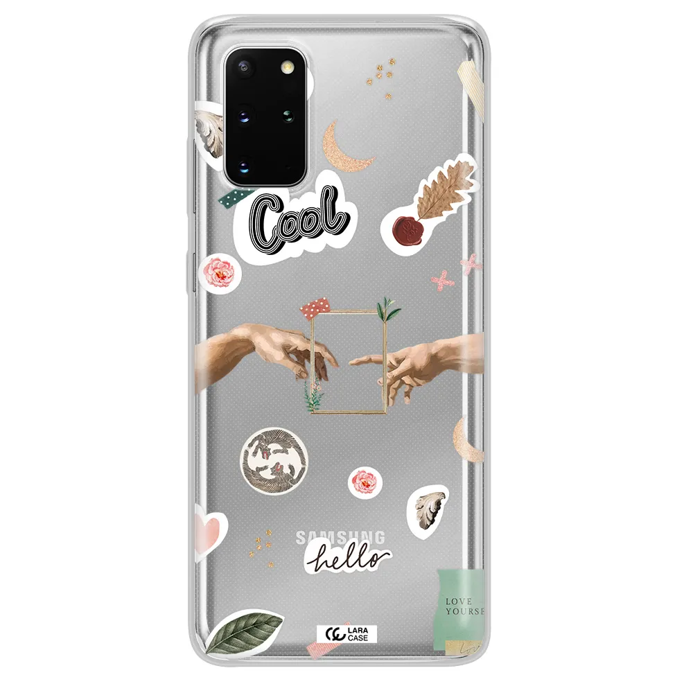 Creation Of Adam Samsung S 20 Plus Clear TPU Case