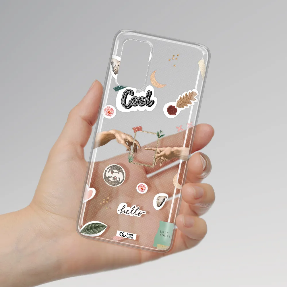 Creation Of Adam Samsung S 20 Plus Clear TPU Case