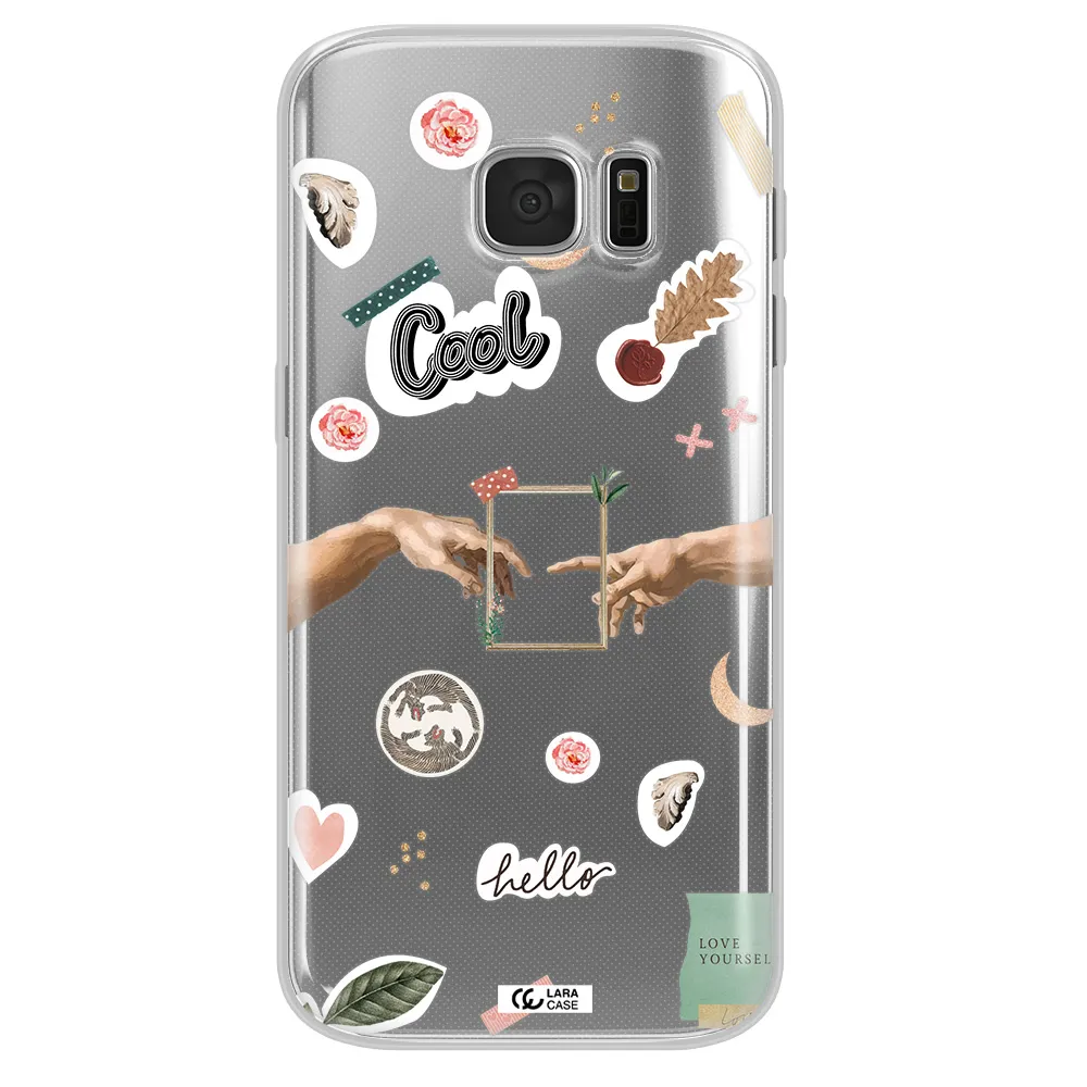 Creation Of Adam Samsung S 7 Clear TPU Case