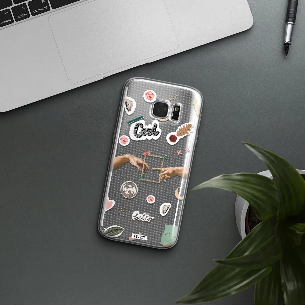 Creation Of Adam Samsung S 7 Clear TPU Case
