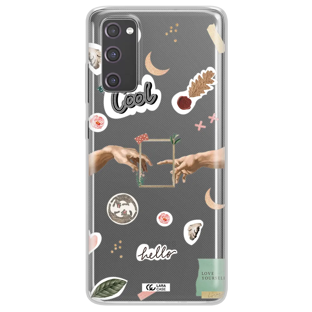 Creation Of Adam Samsung S20 Fe Clear TPU Case