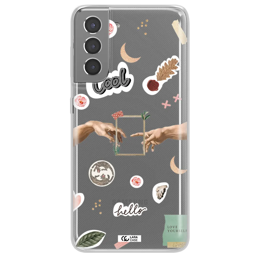 Creation Of Adam Samsung S21 Clear TPU Case