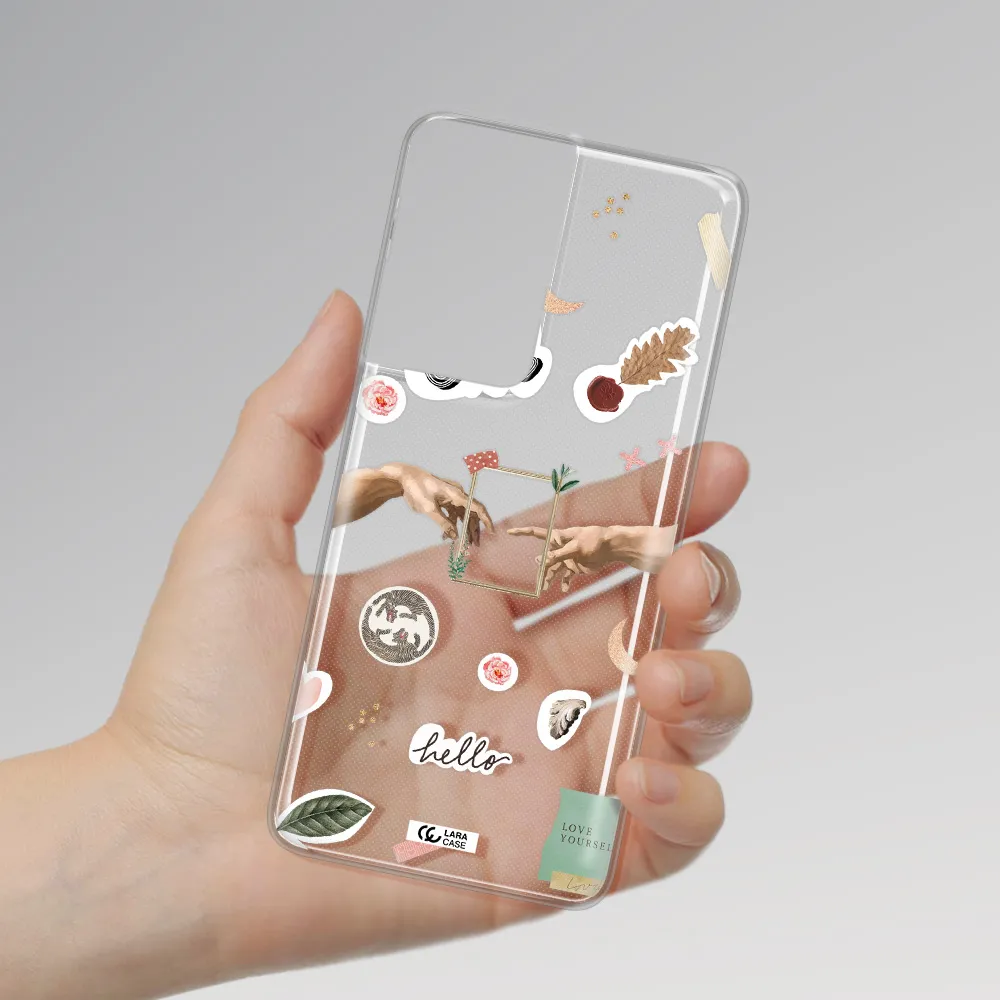 Creation Of Adam Samsung S21 Ultra Clear TPU Case