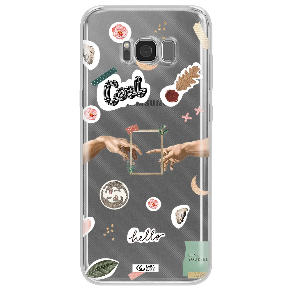 Creation Of Adam Samsung S8 Plus Clear TPU Case
