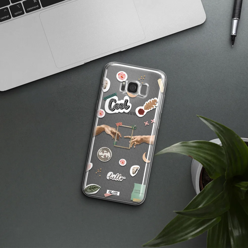 Creation Of Adam Samsung S8 Plus Clear TPU Case
