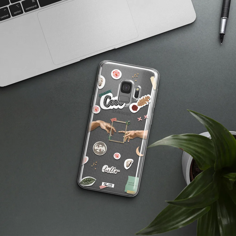 Creation Of Adam Samsung S9 Clear TPU Case