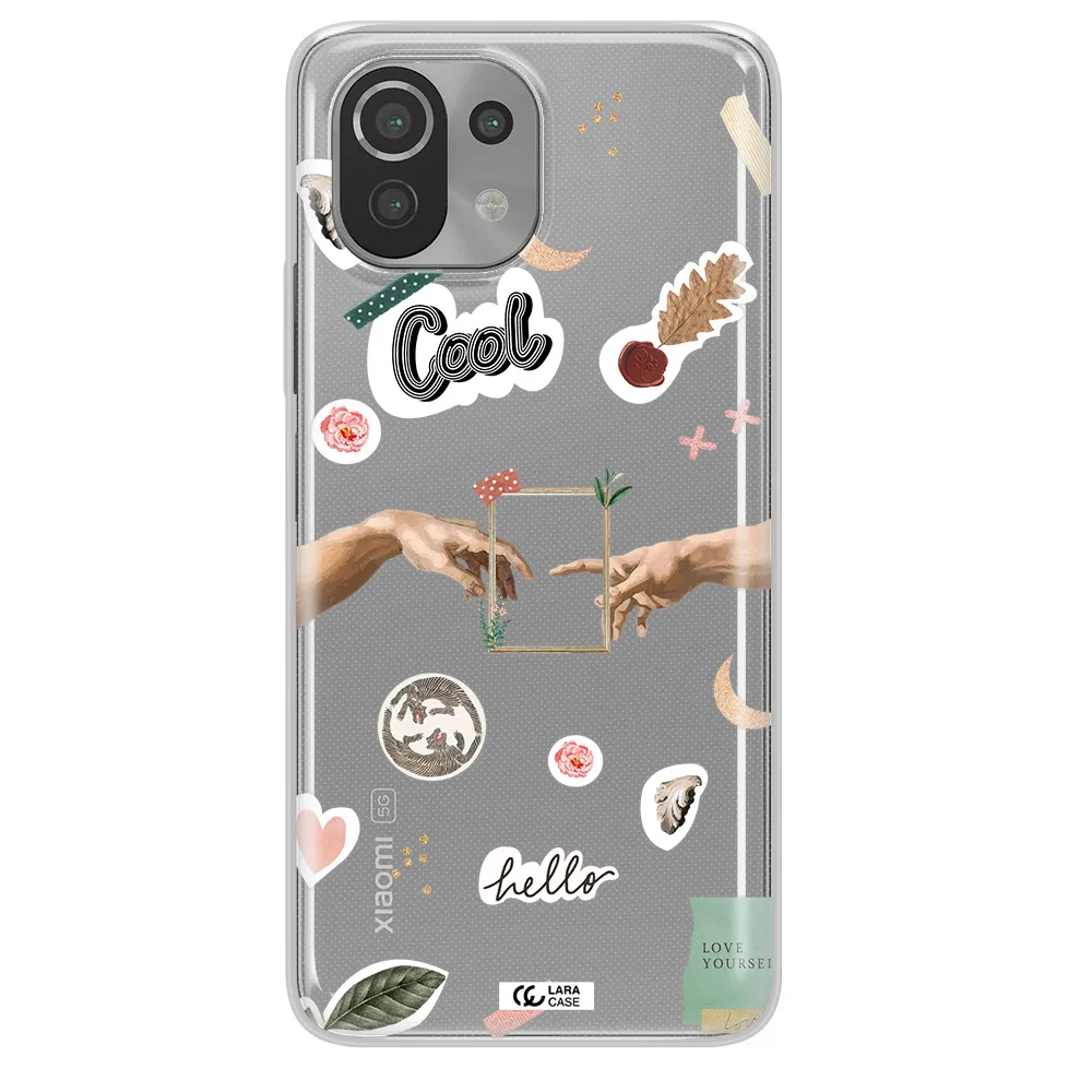 Creation Of Adam Xiaomi Mi 11 Lite Clear TPU Case