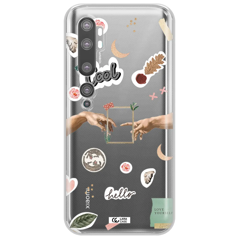 Creation Of Adam Xiaomi Mi Note 10 Clear TPU Case