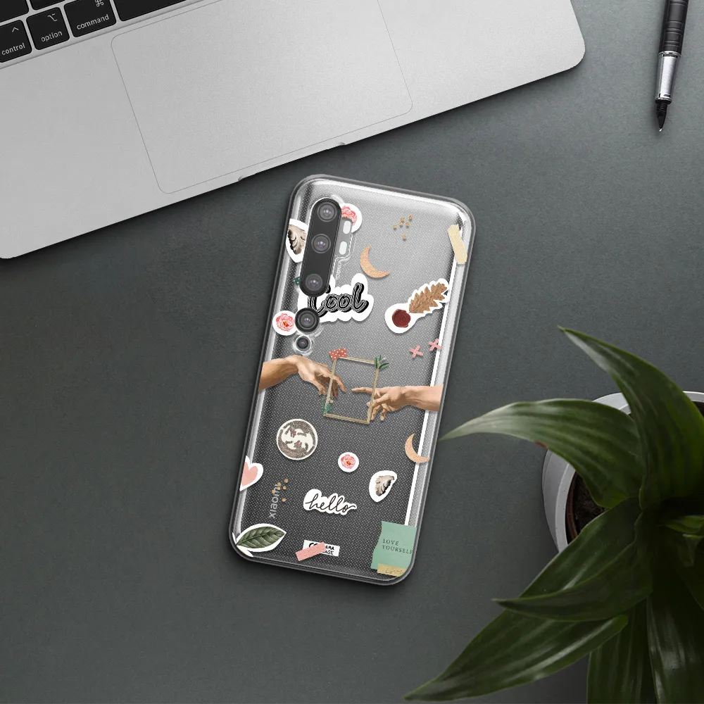 Creation Of Adam Xiaomi Mi Note 10 Clear TPU Case