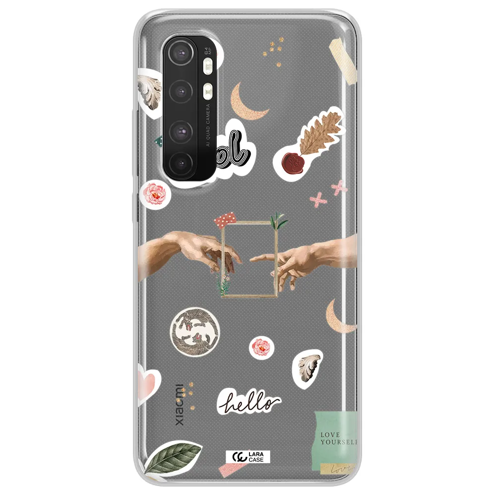 Creation Of Adam Xiaomi Mi Note 10 Lite Clear TPU Case