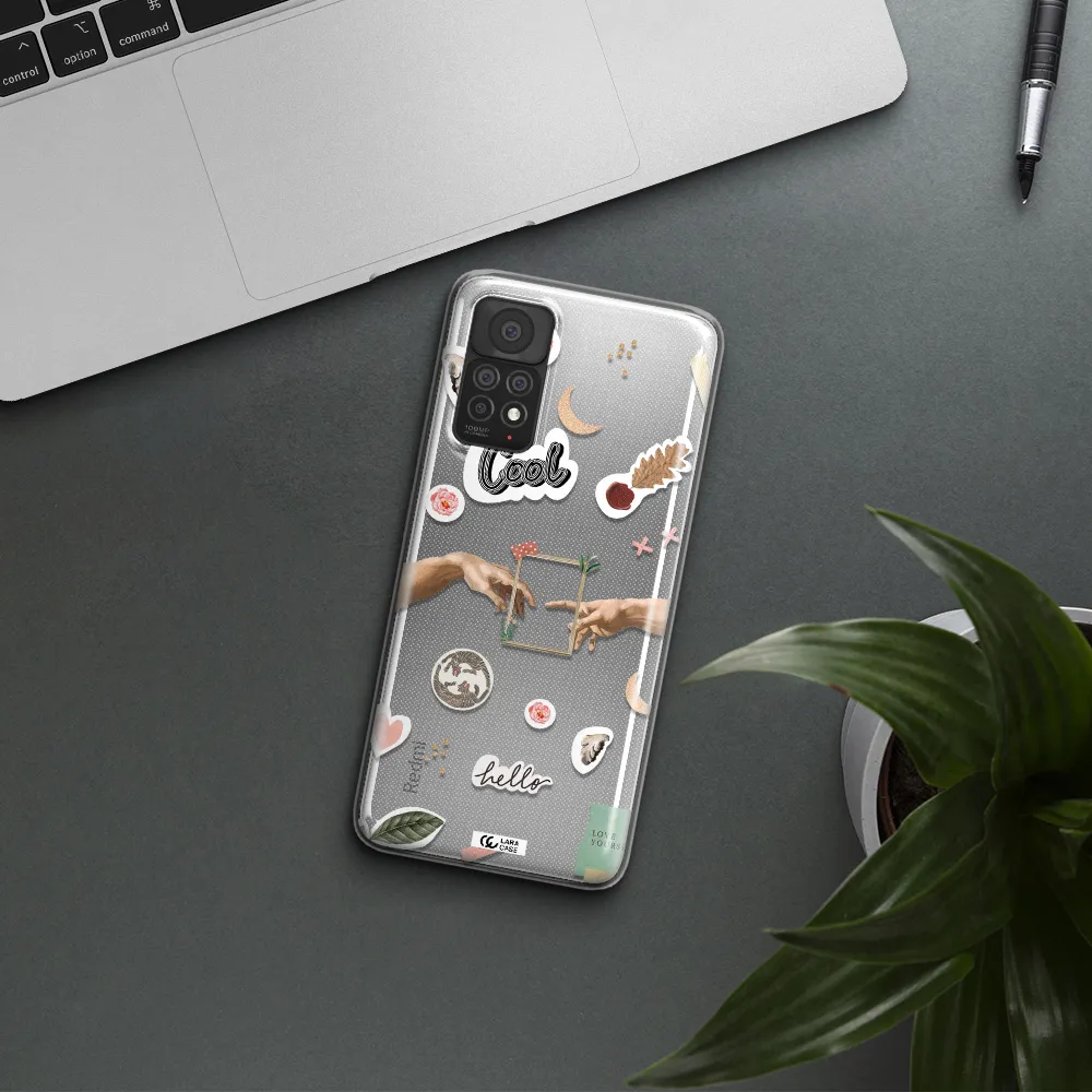 Creation Of Adam Xiaomi Note 11 Pro Clear TPU Case