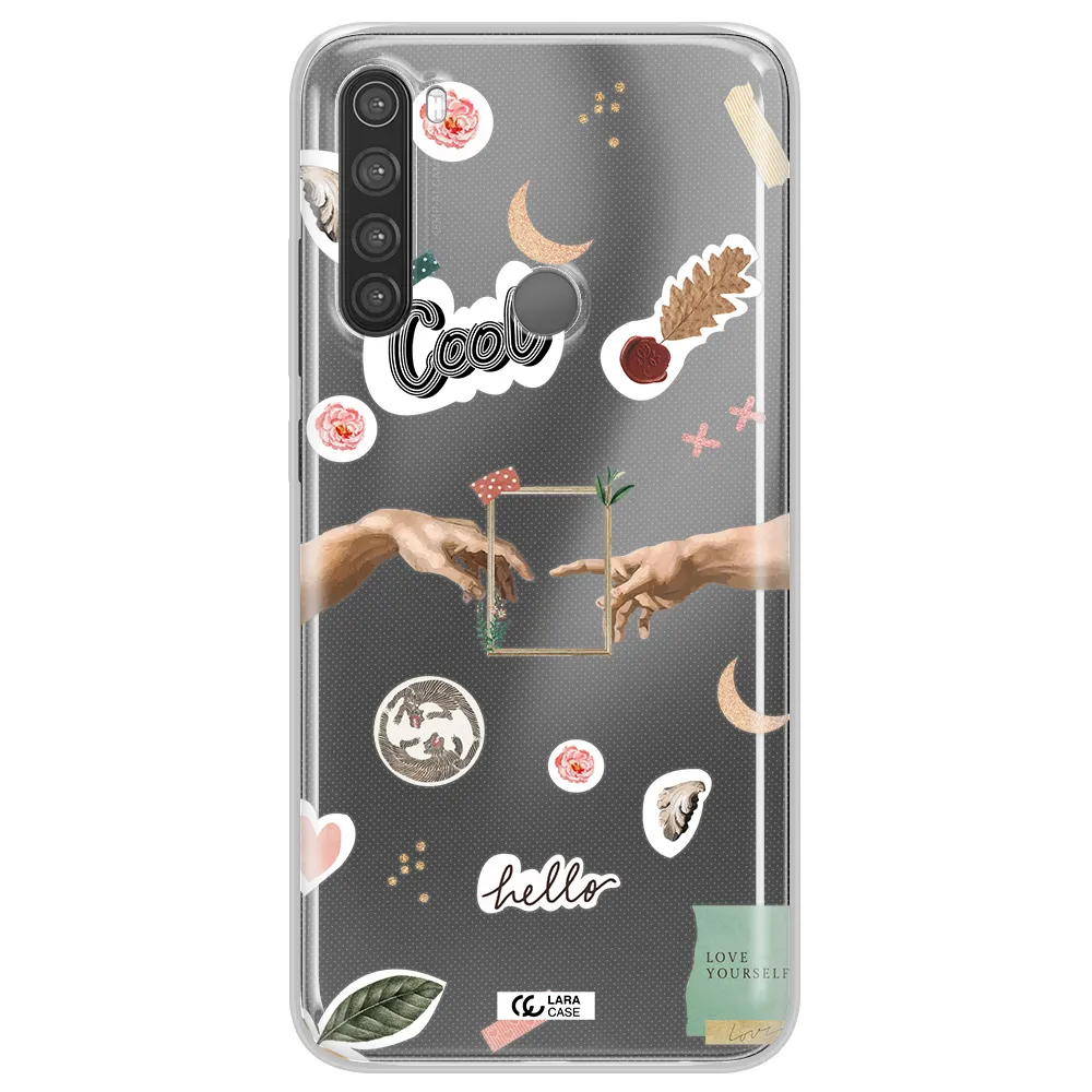Creation Of Adam Xiaomi Note 8 Clear TPU Case
