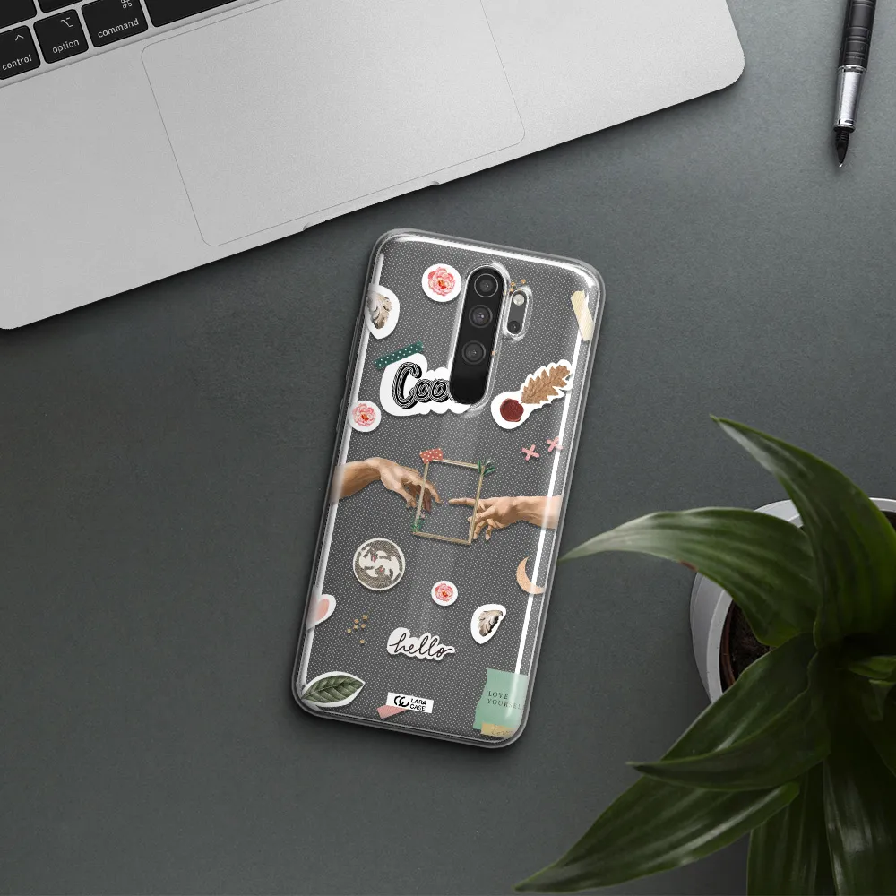 Creation Of Adam Xiaomi Note 8 Pro Clear TPU Case
