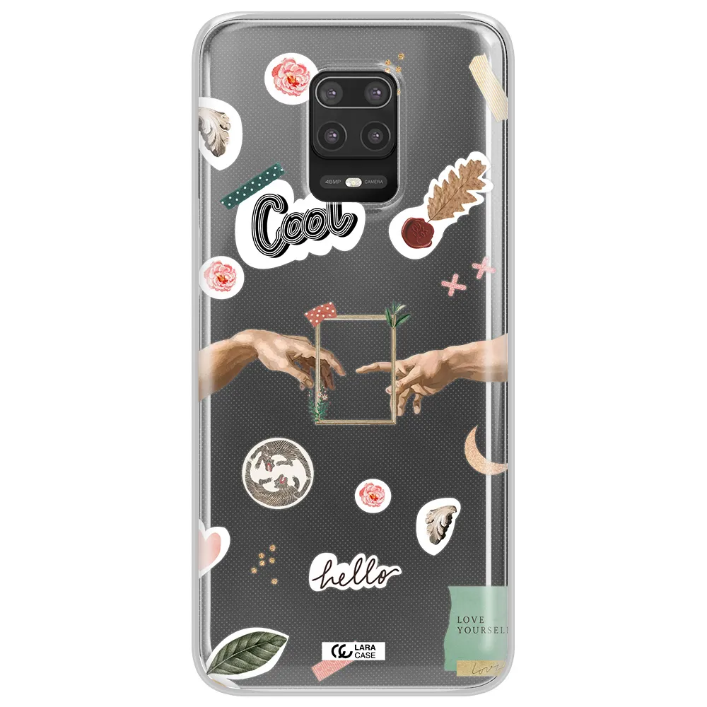 Creation Of Adam Xiaomi Note 9S Clear TPU Case