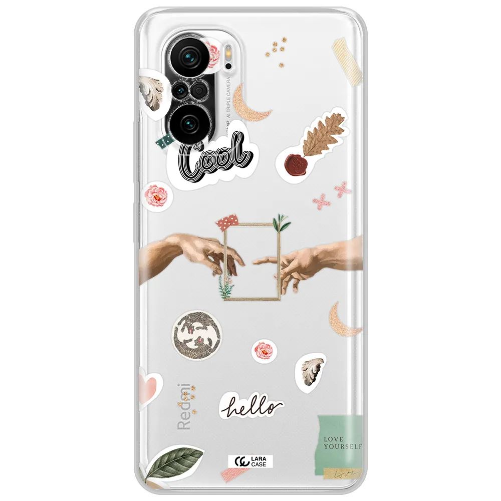 Creation Of Adam Xiaomi Poco F3 Clear Tpu Case