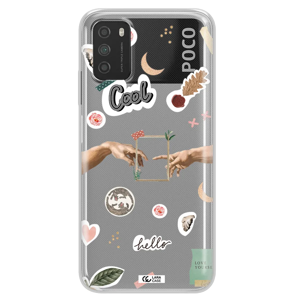 Creation Of Adam Xiaomi Poco M3 Clear TPU Case