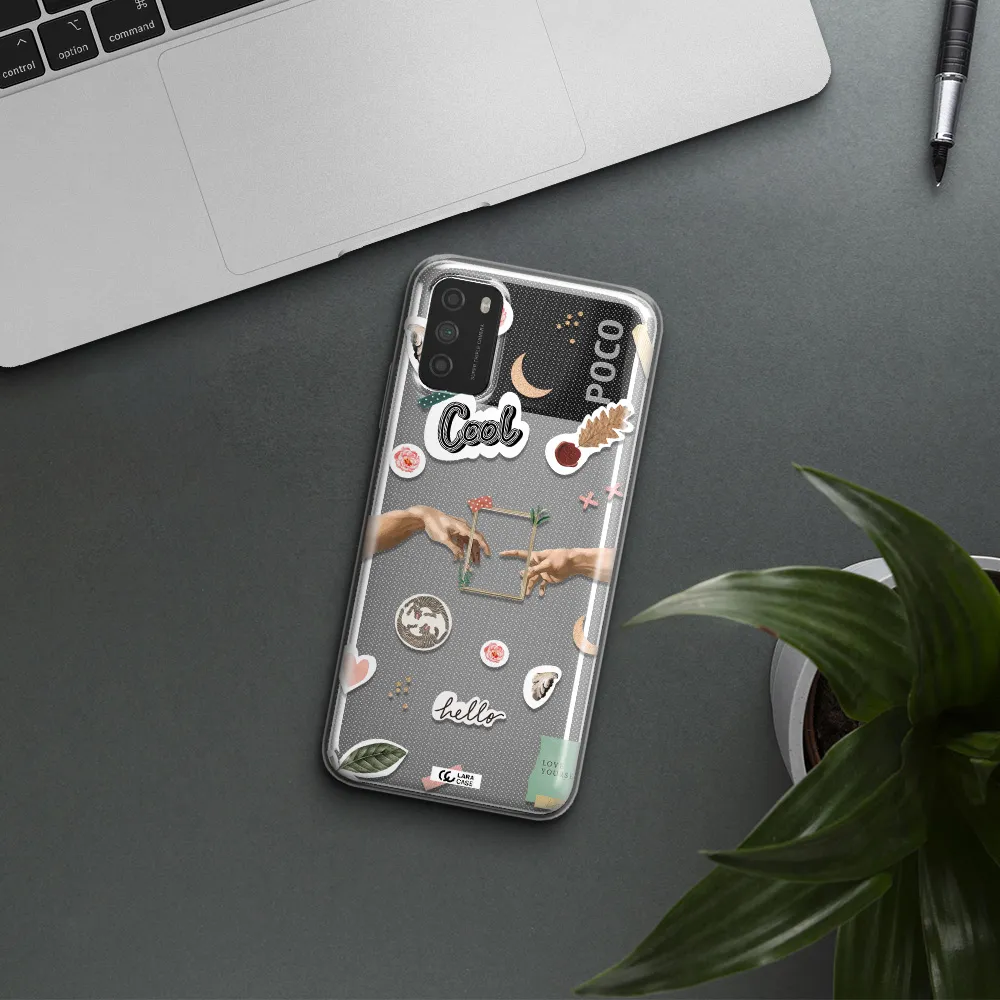 Creation Of Adam Xiaomi Poco M3 Clear TPU Case