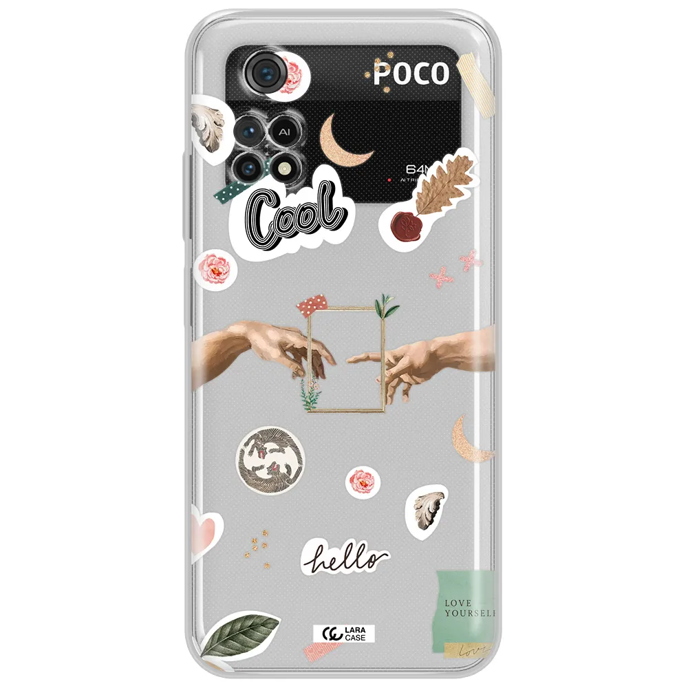 Creation Of Adam Xiaomi Poco M4 Pro 4G Clear Tpu Case