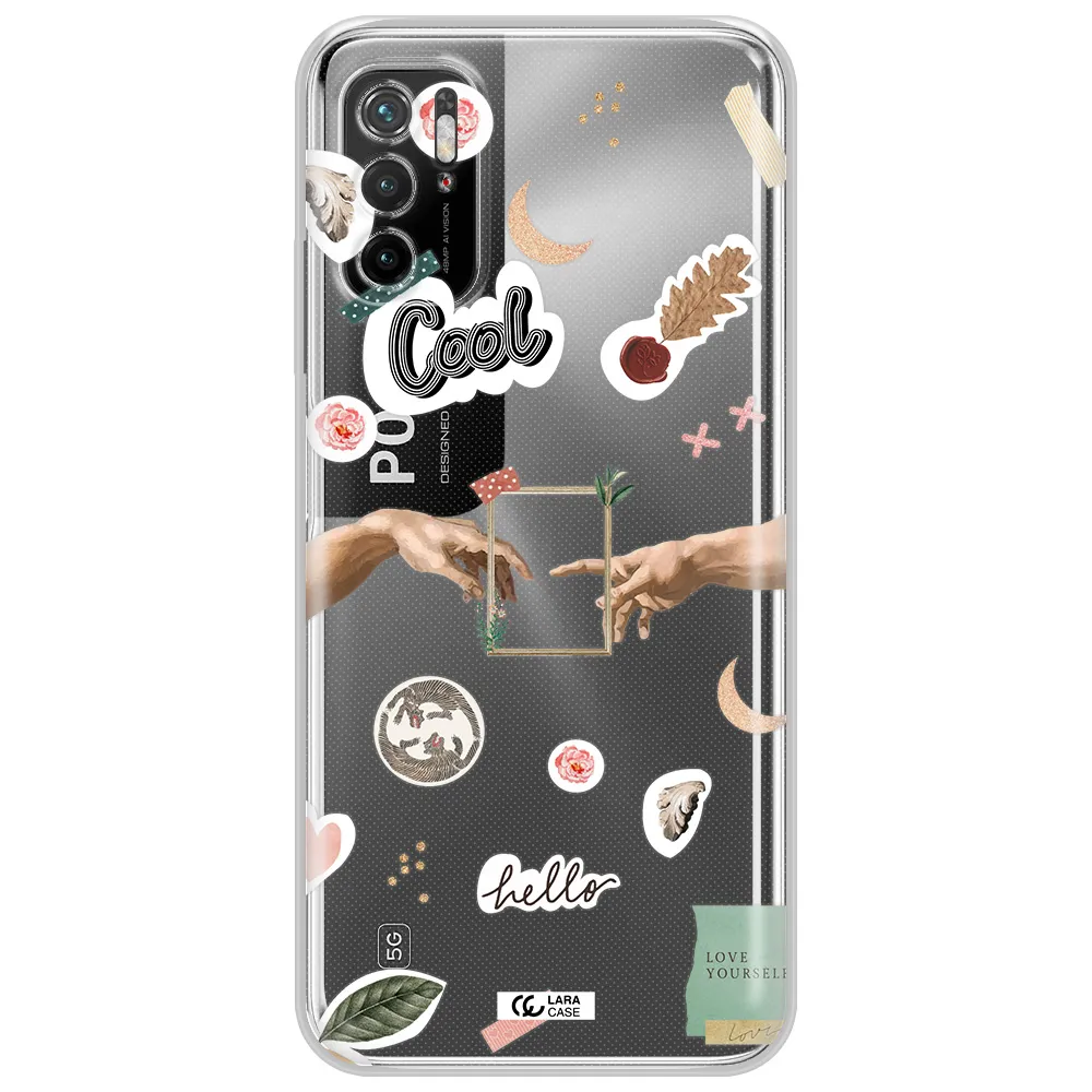 Creation Of Adam Xiaomi Poco M4 Pro 5G Clear Tpu Case