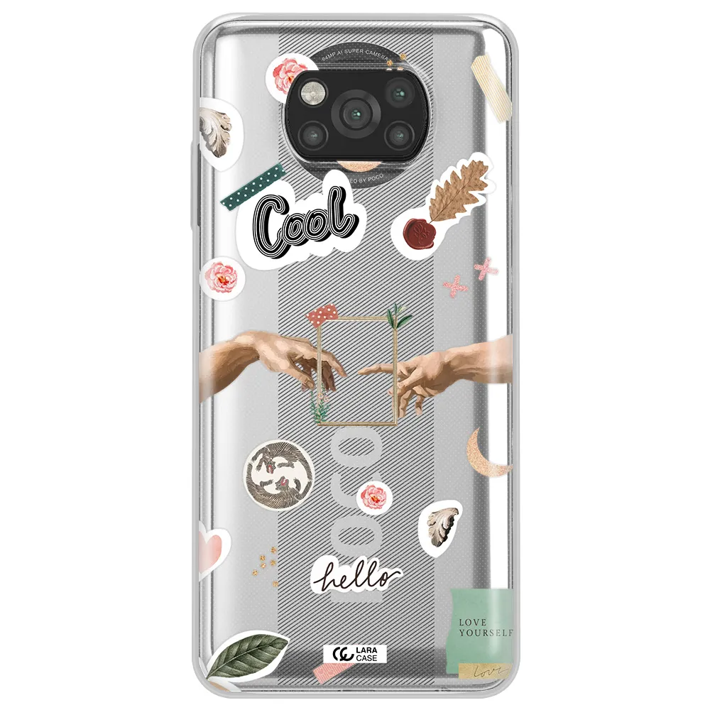 Creation Of Adam Xiaomi Poco X3 Clear TPU Case