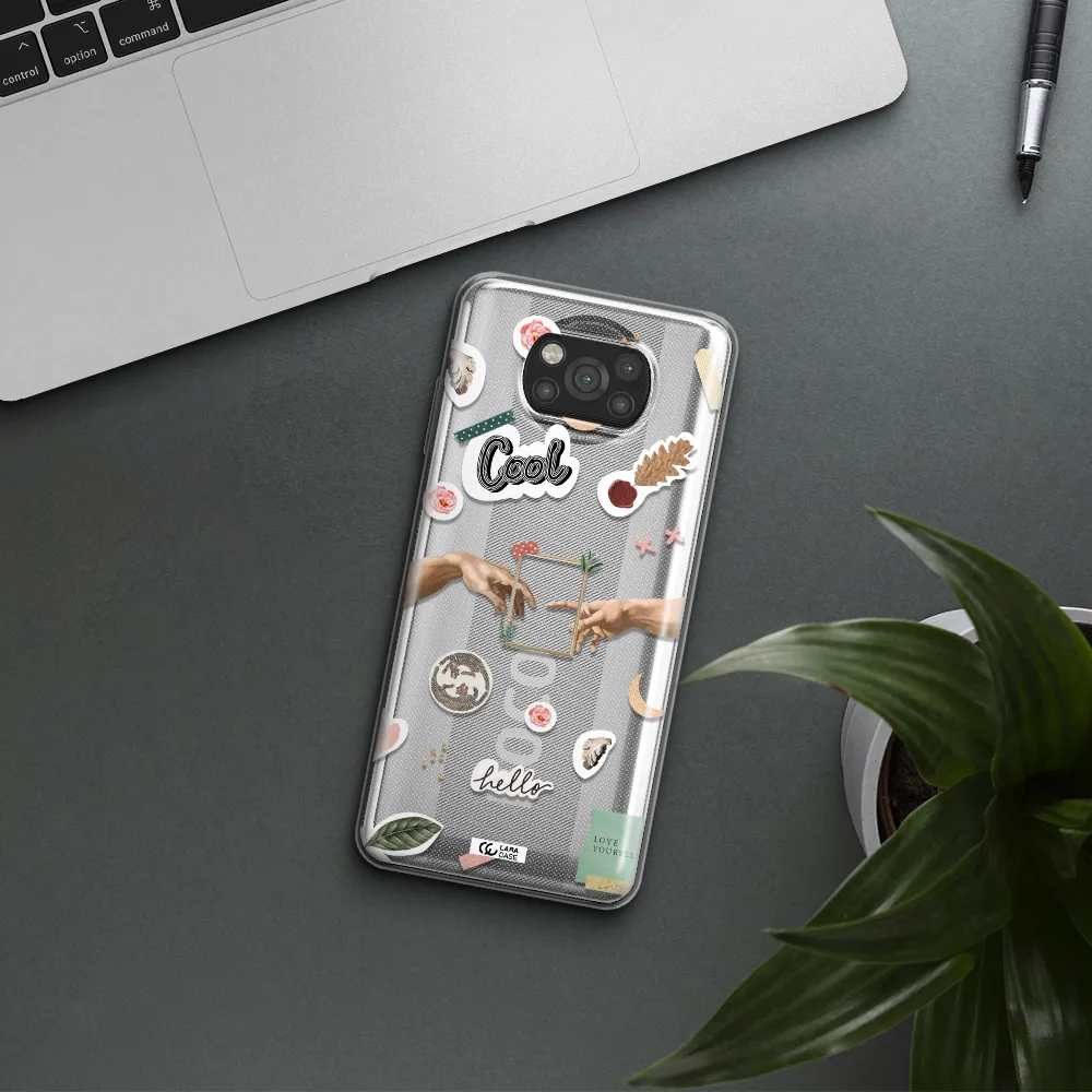 Creation Of Adam Xiaomi Poco X3 Clear TPU Case