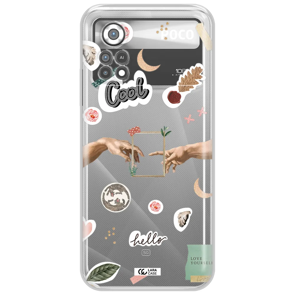 Creation Of Adam Xiaomi Poco X4 Pro Clear TPU Case
