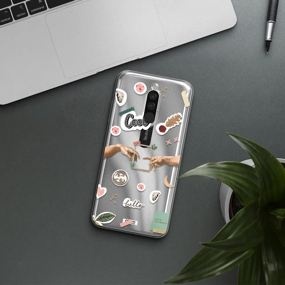Creation Of Adam Xiaomi Redmi 8 Clear Tpu Case