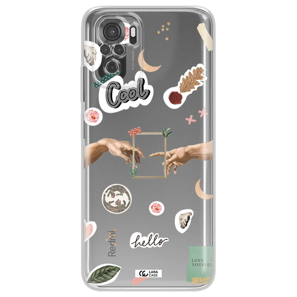 Creation Of Adam Xiaomi Redmi Note 10S Clear Tpu Case