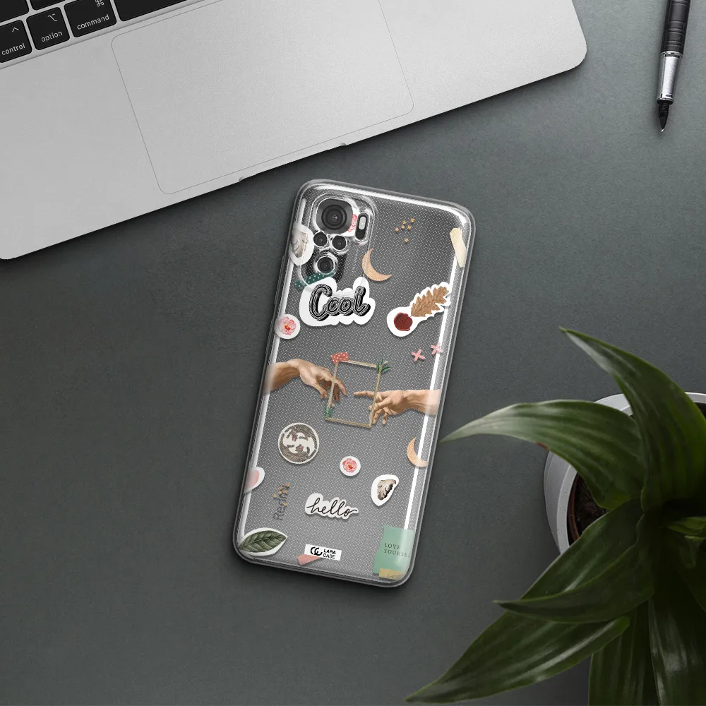 Creation Of Adam Xiaomi Redmi Note 10S Clear Tpu Case