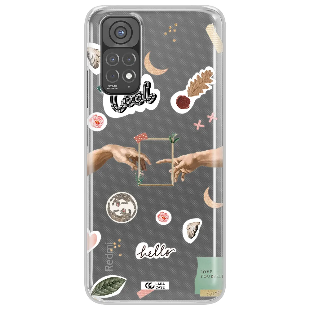 Creation Of Adam Xiaomi Redmi Note 11 Clear TPU Case