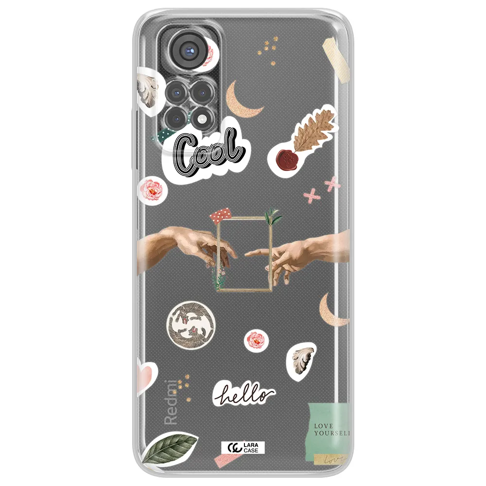 Creation Of Adam Xiaomi Redmi Note 11S Clear Tpu Case