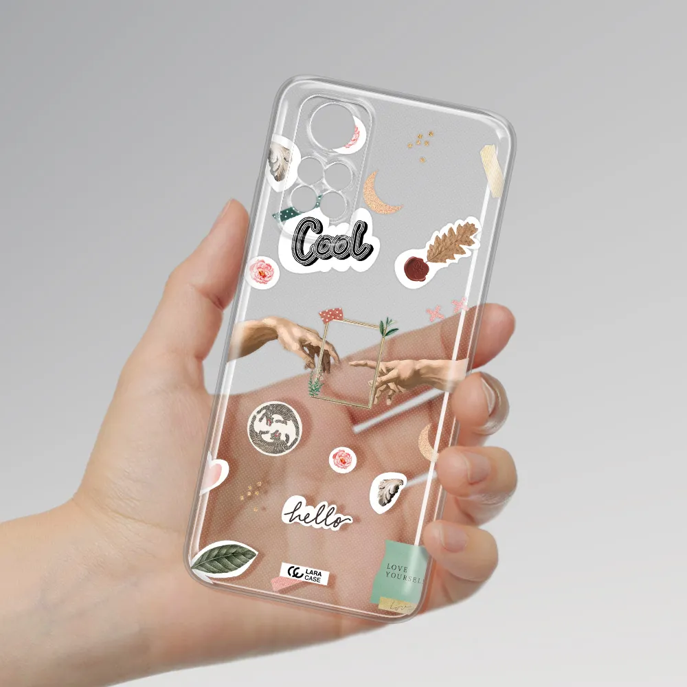 Creation Of Adam Xiaomi Redmi Note 11S Clear Tpu Case
