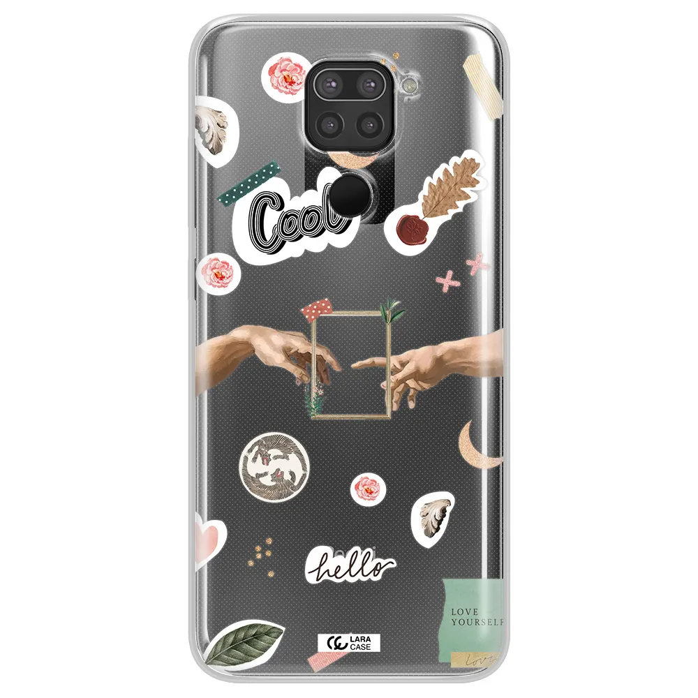 Creation Of Adam Xiaomi Redmi Note 9 Clear TPU Case