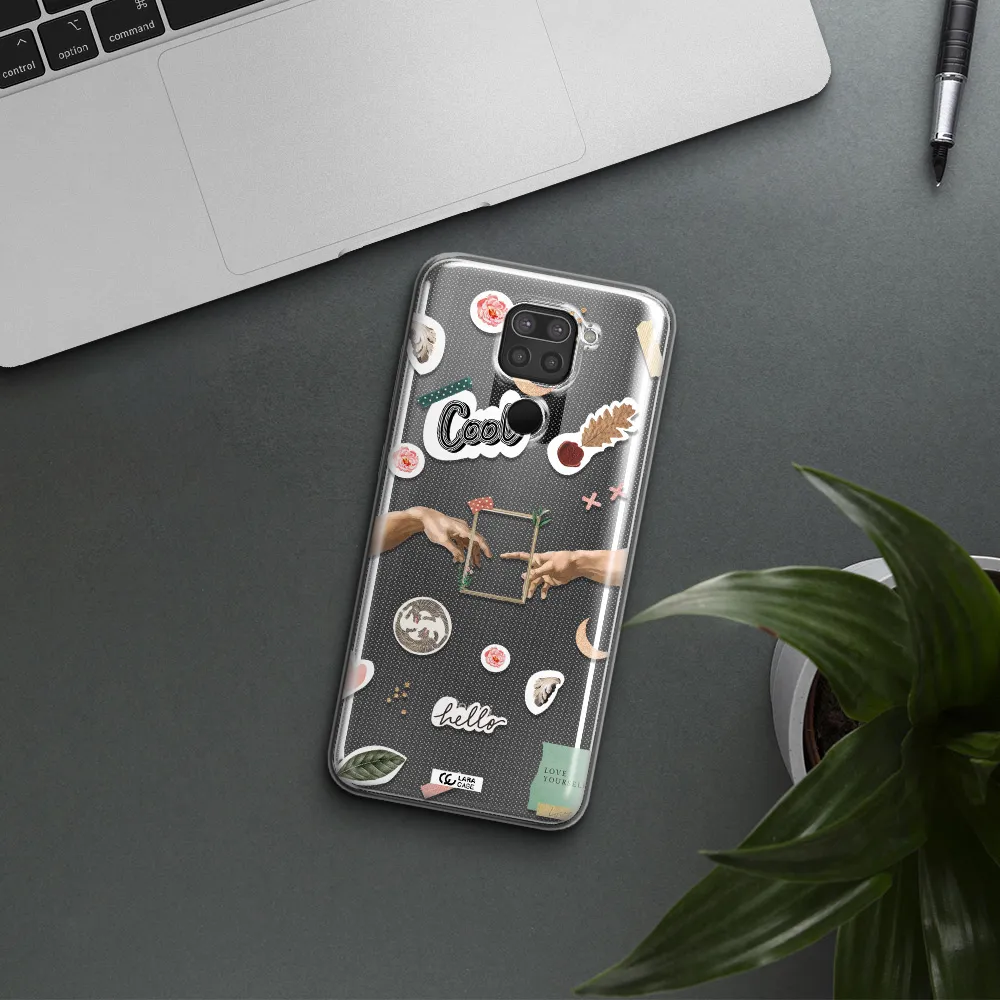 Creation Of Adam Xiaomi Redmi Note 9 Clear TPU Case